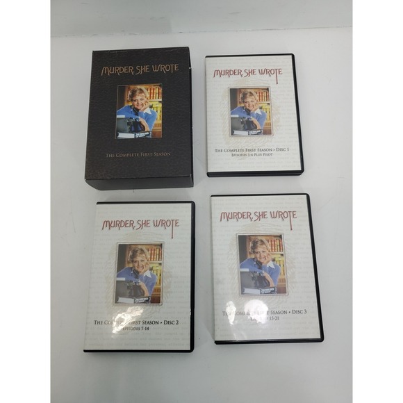 Universal Other - Murder She Wrote Complete First Season 1 (DVD, 2004, 3-Disc Set)